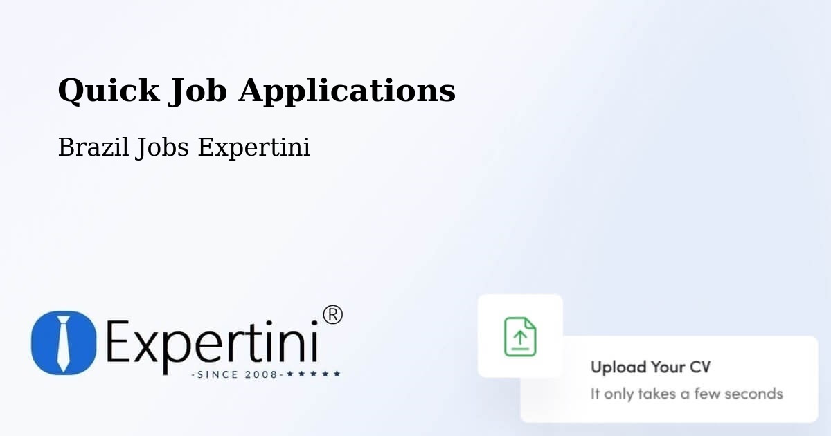 Quick Apply Feature – Simonésia - Brazil Jobs Expertini