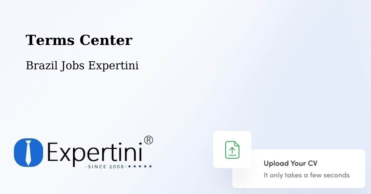 Terms of Service – Simonésia - Brazil Jobs Expertini