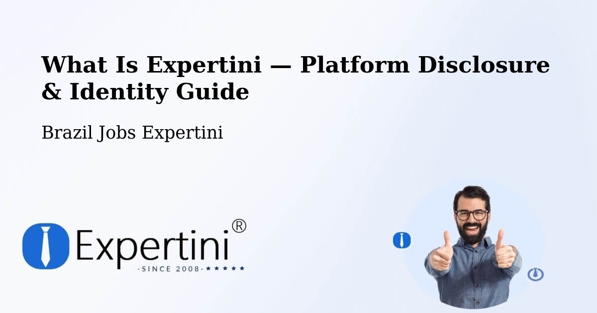 What Is Expertini — Platform Disclosure & Identity Guide – Simonésia